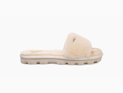 UGG Cozette Womens Slides Natural/ Beige - AU 17YQ